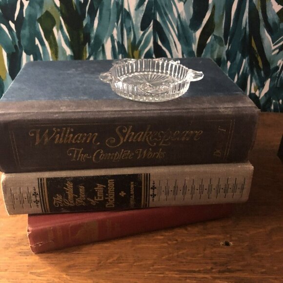 Vintage Queen Mary Green by Anchor Hocking Coaster Ashtray Clear Glass Small - Picture 10 of 10